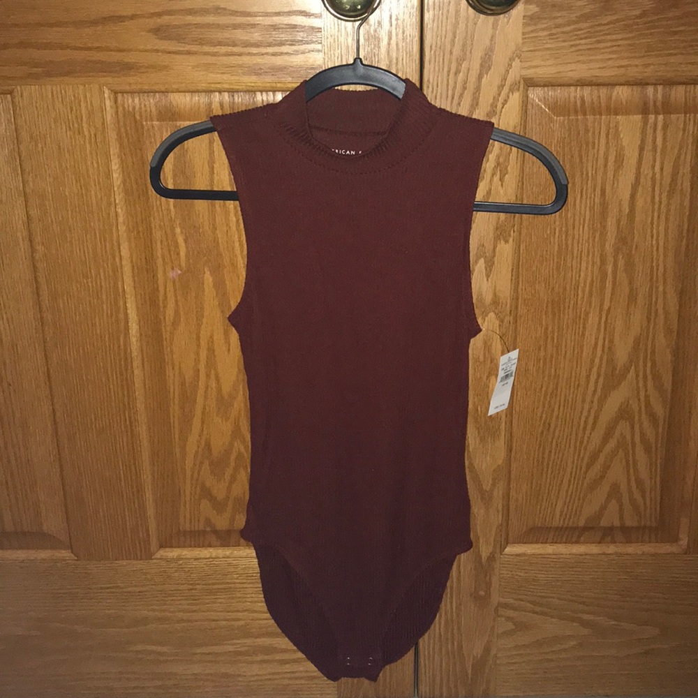American Eagle Mock Neck Bodysuit Size XS